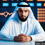 Home 16 AI 크리에이터 권리 보호를 위한 교육 및 훈련 - A professional Arabic content creator in a modern digital workspace, surrounded by futuristic hologr...